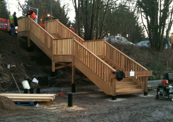 Out door staircases outdoor use