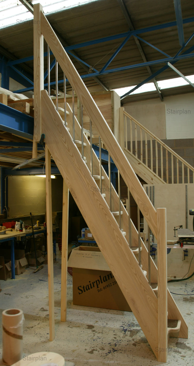 Loft Stairs - Alternating Tread Space Saving Stairs for Loft