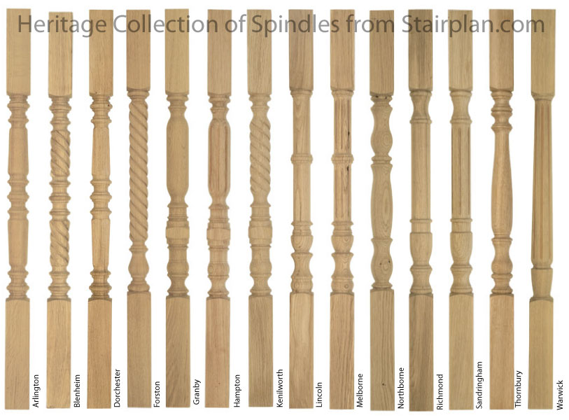 Heritage Oak Stair Spindles 55mm