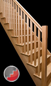 Kensington oak staircase