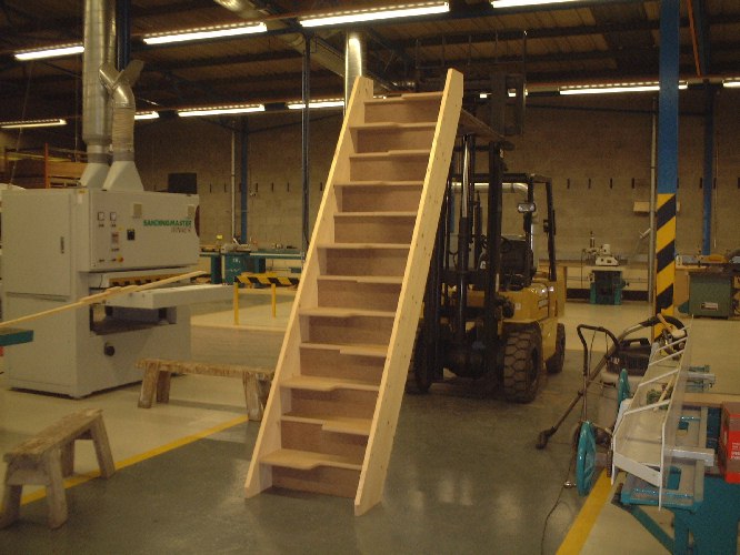 wooden space saver staircases