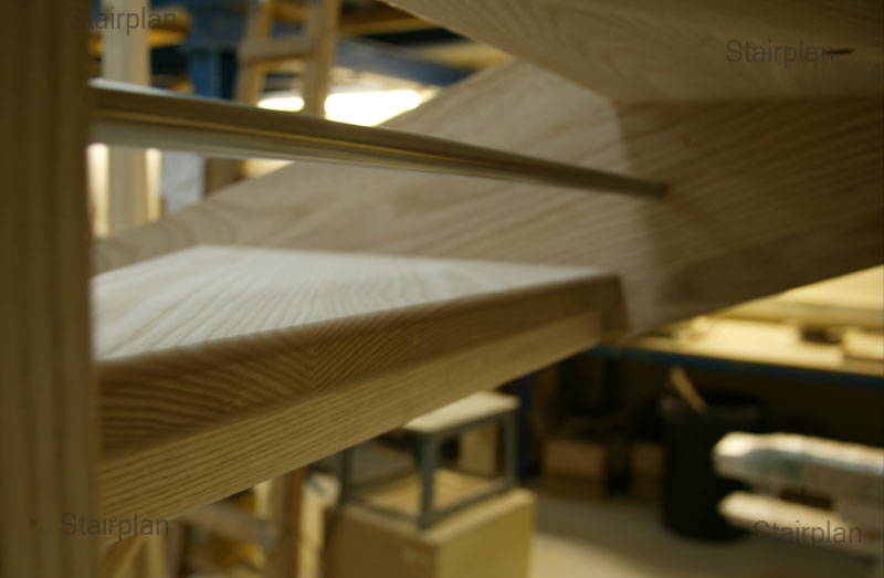 Ash winder stair treads
