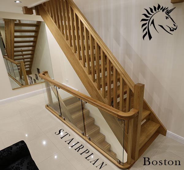 openplan boston oak open rise staircase