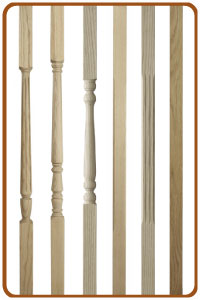Ash Stair Spindles