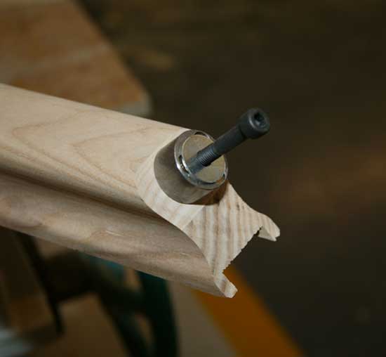 Stelten Handrail fixings