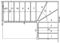 stair design plan layout