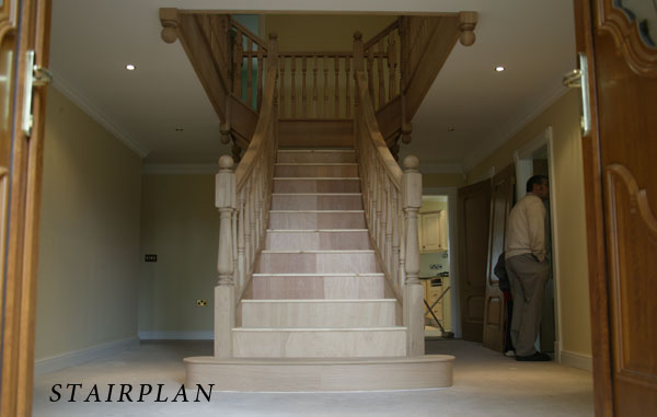 Geometrical Flared Staircase Prescott design