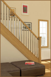 Axxys squared stair handrail system