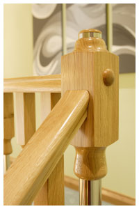 ikon top newel detail