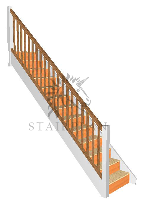 Newark staircase pine newel posts oak Parts