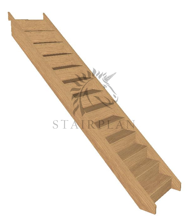 Crafsmans Oak Staircase - No Handrails