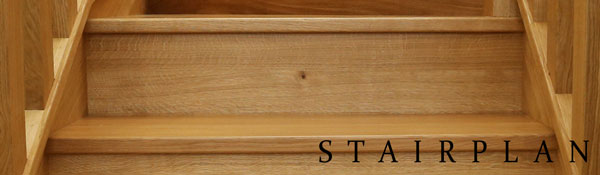 Harlech Oak Stair tread detail