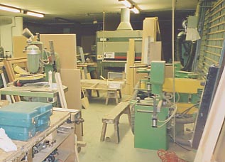 Stairplan's joinery Workshop in Dawley