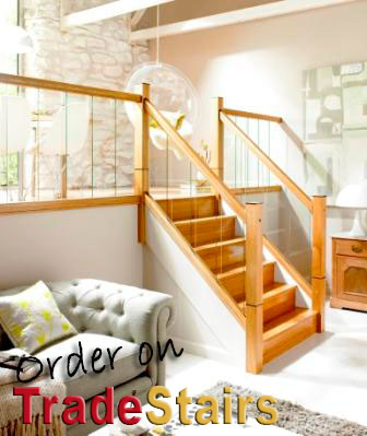 Immix stair railing in a post to post handrail scenario