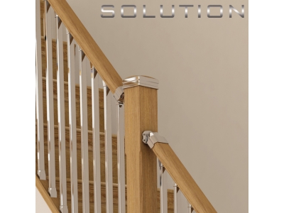 Solution stairparts intermediate newel post
