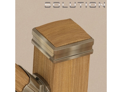 Solution Chrome newel cap