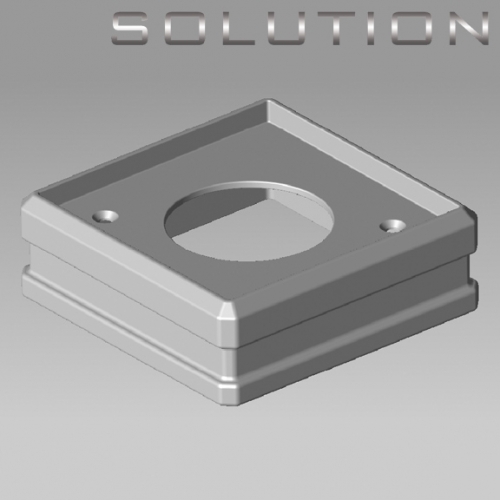 Solution Newel post connector