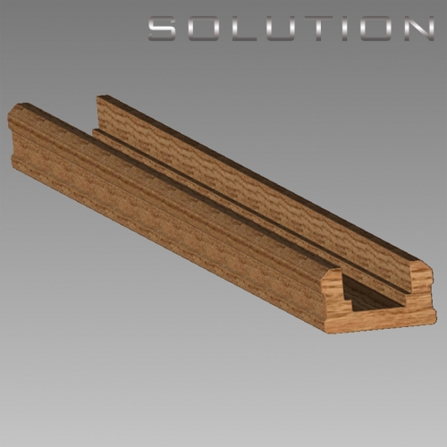 Solution Oak Stair baserail