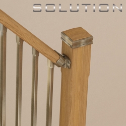 Solution handrail connector