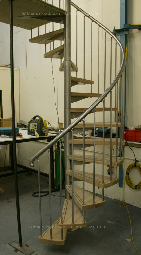 Stainless Steel Spiral Staircase