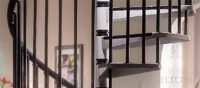 Gamia Metal - Brio Spiral staircases