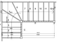 S3QL8N Quarter turn stairs