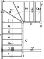 S6W33N Winder staircase