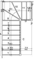 S7w32N Winder staircase