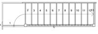 SQL11N Quarter Landing staircase