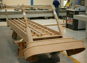 Double sided double curtail detail