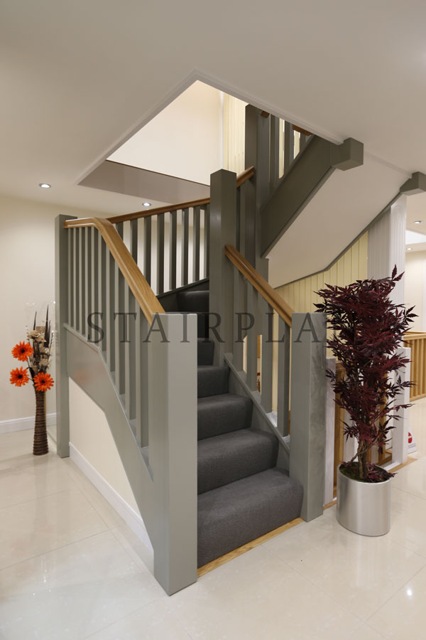 Highlander farm house staircase a timeless classic