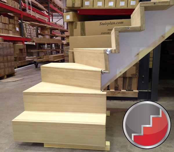 sloaping stair risers