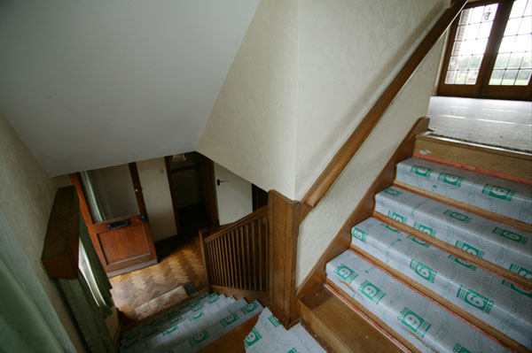 staircase before and after