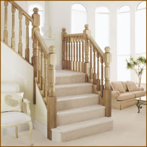 Heritage Oak Stair Balustrades