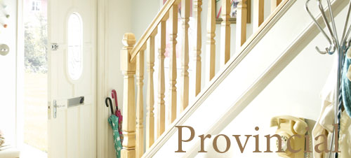 Provincial Style Stair Balustrade