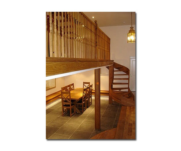 Oak staircase isle of man