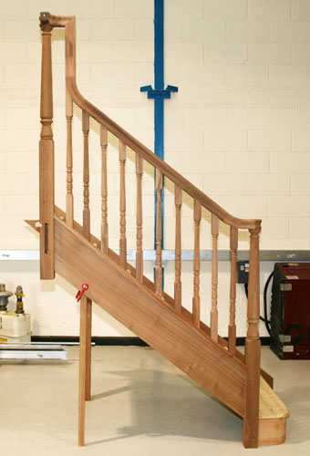 Hardwood Continuous Handrail