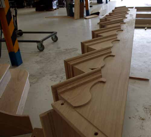 Cut String Staircase detail