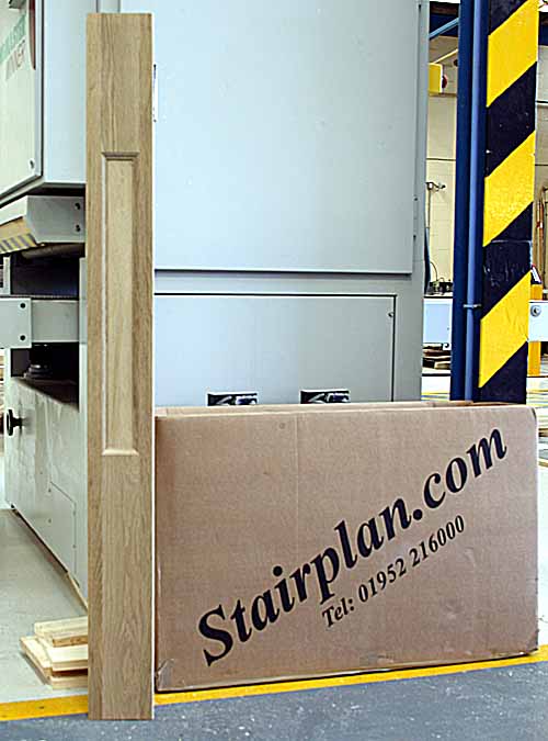 Oak Panelled Newel Posts