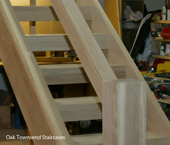 Oak chunky staircases