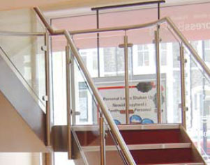 Stainless  Steel and Glass balustrades