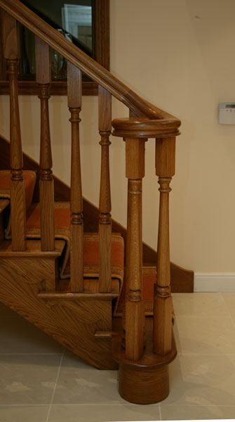Oak Ascending volute from the side