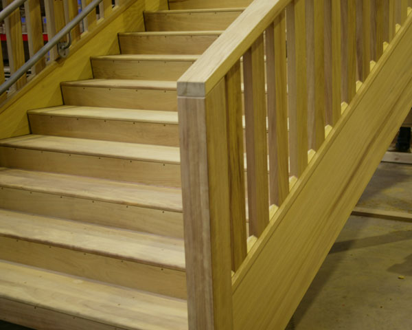 External hardwood balustrades