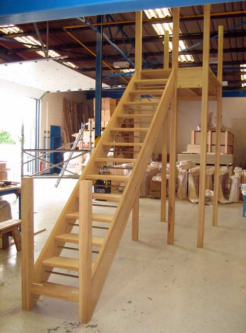 external Iroko Staircase