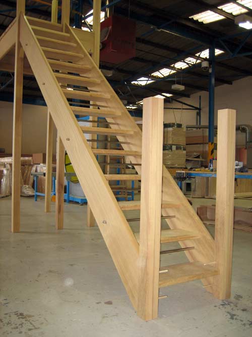 Hardwood external staircases
