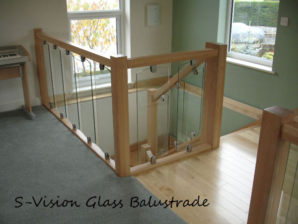 S-vision Landing Glass balustrade