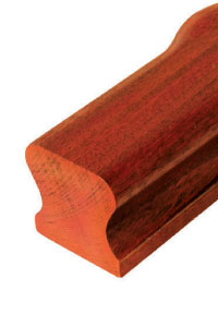 hardwood hdr handrail section