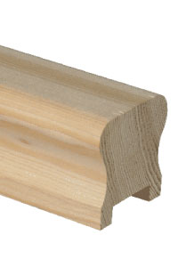 Hemlock handrail profiles