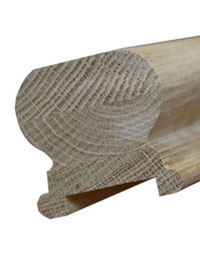 Oak shr handrail 41mm groove