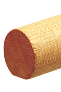 Pine Mopstick handrail